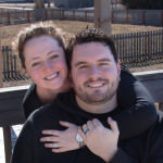 Here we are in enjoying a nice day outside on our back deck.