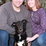 Meet our family of 3…Scott, Lindsay and our dog Mattie