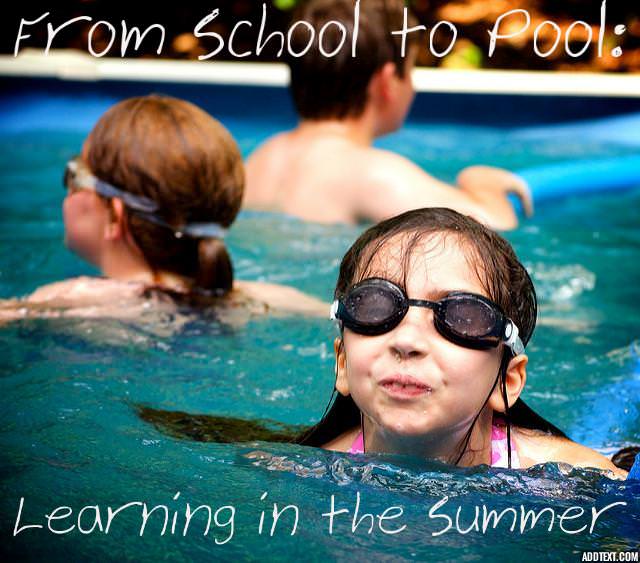 From school to pool: learning in the summer