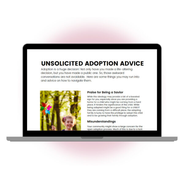 Unsolicited Adoption Advice