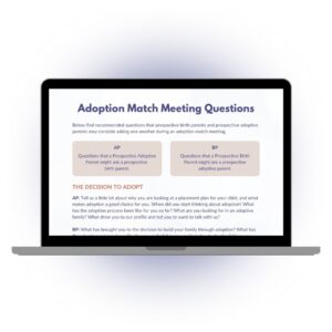Adoption Match Meeting Questions