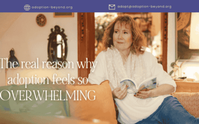 Thoughtful adoption expert reviewing adoption paperwork and documents, representing the overwhelming adoption process.