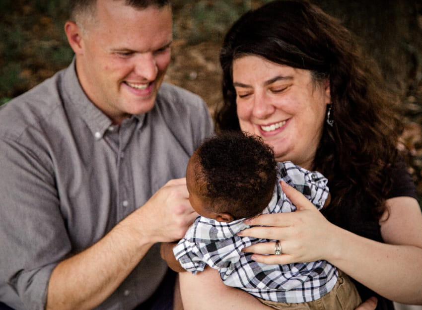 Meredith and Adam, adoptive family, Adoption and Beyond.